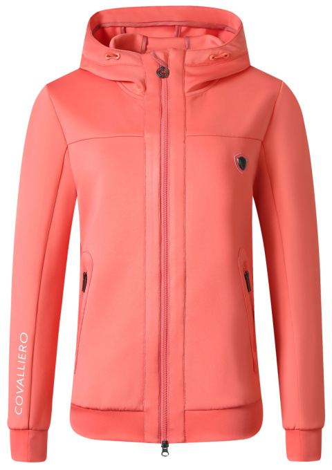Bluza z kapturem Covalliero S/S 2025 beżowa Bluza z kapturem Covalliero S/S 2025 beżowa