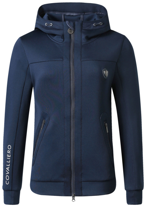 Bluza z kapturem Covalliero S/S 2025 beżowa Bluza z kapturem Covalliero S/S 2025 beżowa