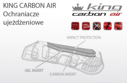 King Carbon Air Ochraniacze ujeżdzeniowe białe komplet - powystawowe