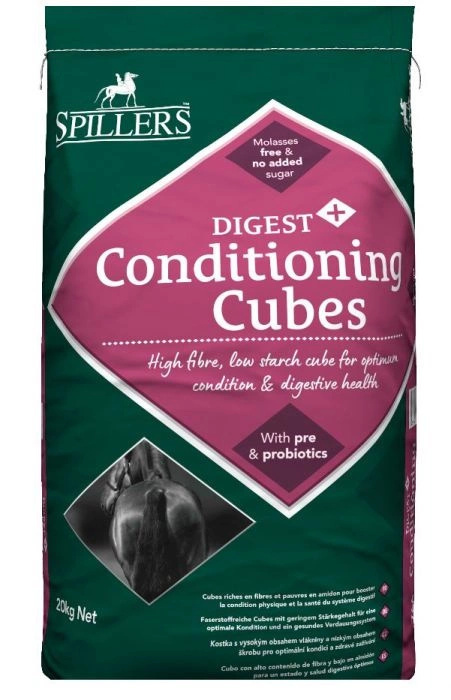 Digest + Conditioning Cubes 20kg - granulat pełnoporcjowy dla koni z problemami układu pokarmowego